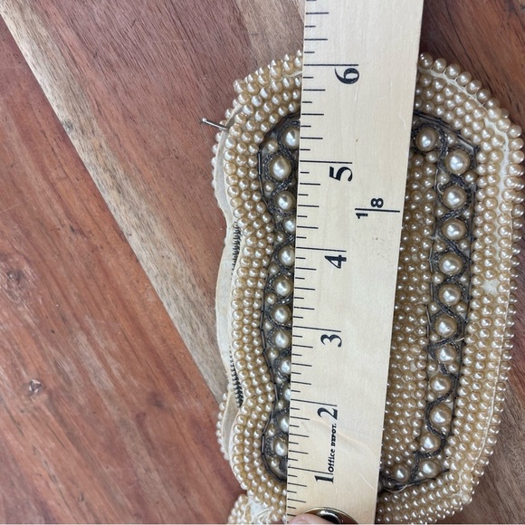 Miranda Small beaded clutch bag, vintage 50s made in Japan 6 x 3” - Picture 6 of 7